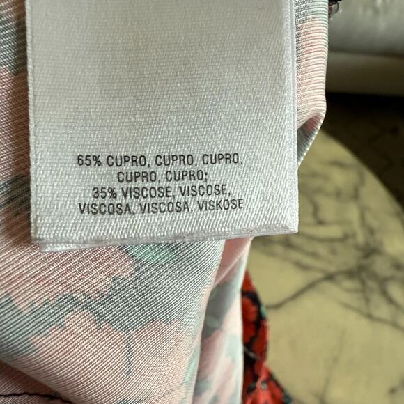 Anthropologie ETT TWA VirginieRed Floral Ruffle Flared Poppy Print Pants Size 2 - Picture 16 of 16